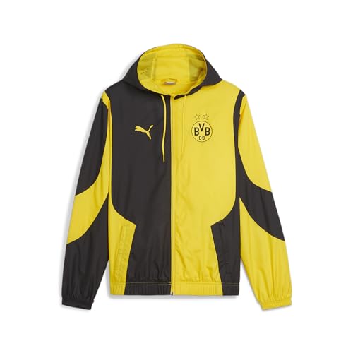 PUMA Veste tissée d'avant-Match 23/24 Borussia Dortmund XS Cyber Yellow Black