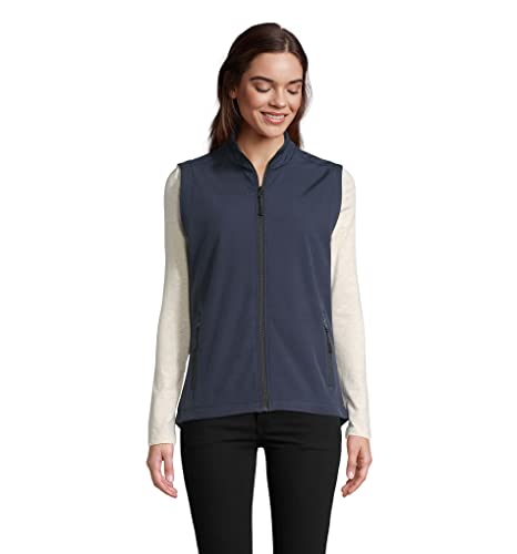 Chaleco softshell suave para mujer de diseño carrera térmico y transpirable 7