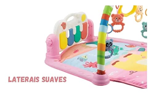 Tapete de Atividades Multifuncional Alegria Rosa Color Baby