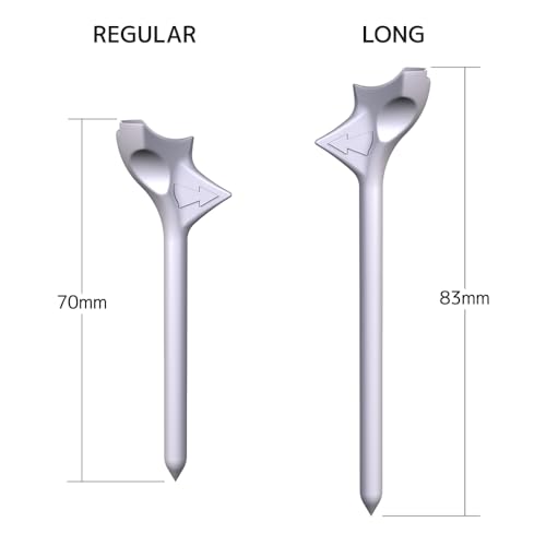 FLIGHTPATH Premium 2.75" Angled Golf Tees 4-Pack USA Made