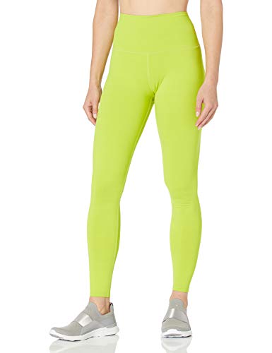 Core 10 Women's All Day Comfort Yoga Full-Length High Waist Legging - 27" Pants, -Lime, 1X
