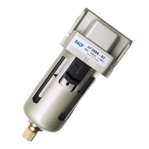 Filtro de aire AF3000-02 de 1/4 pulgadas con drenaje manual para sistemas neumáticos