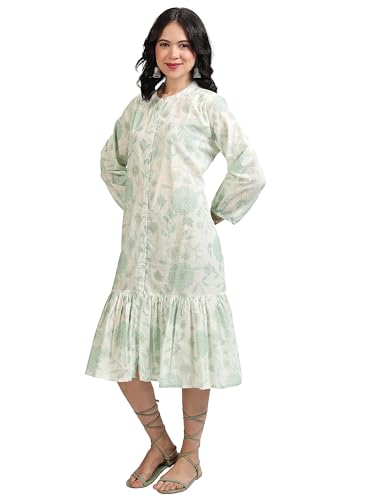 Image of Vishudh Women's Casual Dress | Comfortable Everyday Wear for All Occasions | Chic & Versatile Fashion for Women