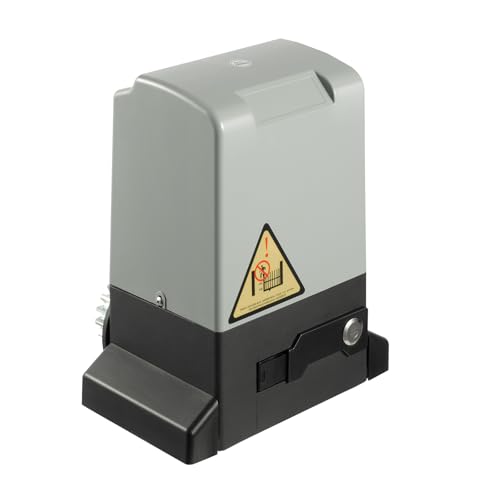 Gate Gate Gate - Operatore porta automatico, 370 W, strumento per cancello scorrevole, 1400 r/min, 1763 libbre, con 2 telecomandi, 6 m cremagliera, per le lunghezze della porta inferiori a 39,37 ft