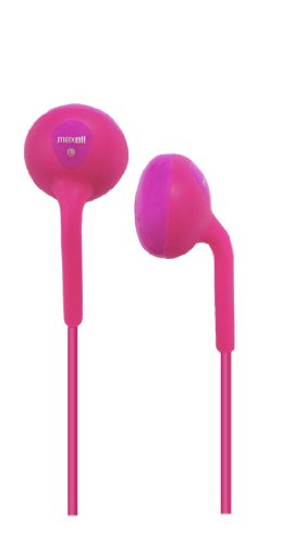 Écouteurs Maxell Safe Soundz intra-auriculaires violets avec fil rétractable pour enfants