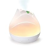 SpaRoom LotusMist Essential Oil Diffuser Lotus Flower Shaped Aromatherapy Mister for Large Rooms, 280mL