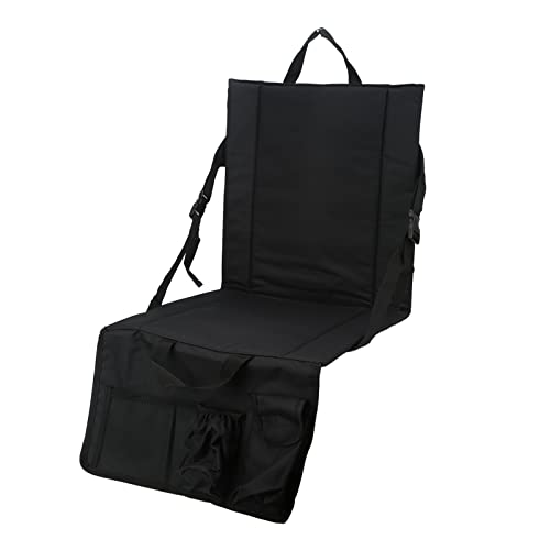 RiToEasysports Stadium Seat Bleacher Cushion, Foldable Portable Outdoor Stadium Seat Pad with Backrest for Bleachers