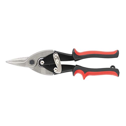 MTX Straight-Cut Tin Snips For Thin Metal with Rubber-Coated Handles 250 mm (783309)