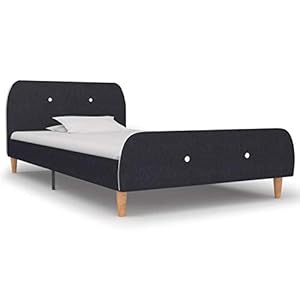 Lechnical Lattenbodem voor lattenbodem, onderkant voor wervelbed, donkergrijs, stof, 90 x 200 cm, elk Mu