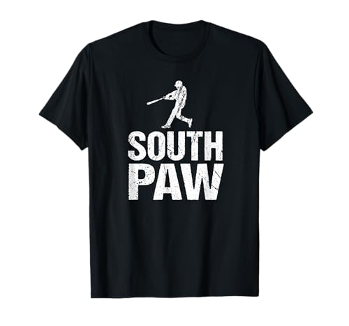 Funny Southpaw Baseball T-Shirt for Left-Handed Batter