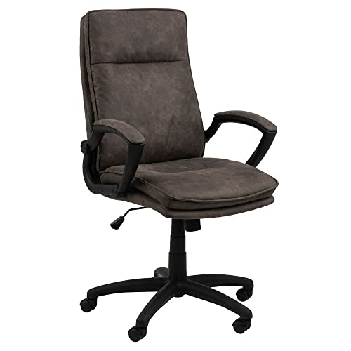 Ac Design Furniture Bruno Silla De Escritorio, Poliéster Nailon, Gris, L: 69.5 X W: 67 X H: 115 Cm Ac Design Furniture Bruno Silla De Escritorio, Poliéster Nailon, Gris, L: 69.5 X W: 67 X H: 115 Cm