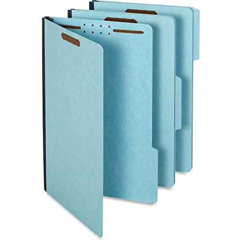 Pendaflex 616F213BLU File Folders, 1-Inch Exp, 1/3 Cut Tab, 2 Fastnrs, Lgl, 25/BX, BE