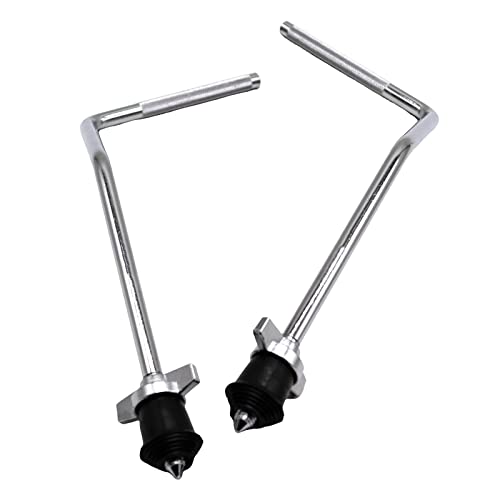 2x Floor Tom Legs,Drum Accessories Support Rack, Drum Stand Tom Drum Set Floor Tom Brackets for Snare Bass Drum Percussion Instrument Parts