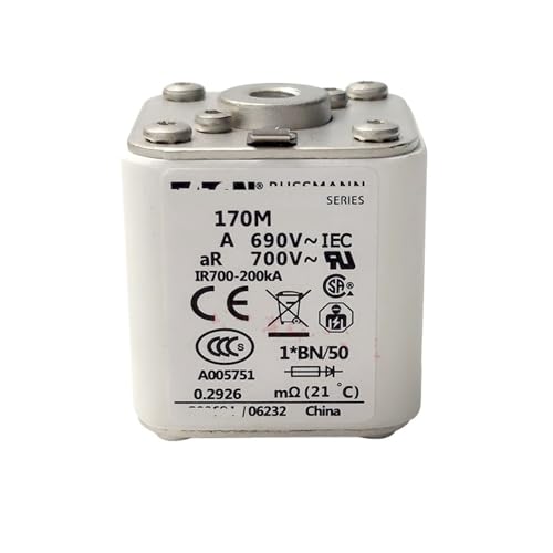 Fusible 170M3423 Bussmann 630A pour la protection des semi-conducteurs industriels