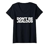 Photo Gallery donna don t be jealous maglietta con collo a v Photo Gallery donna don t be jealous maglietta con collo a v