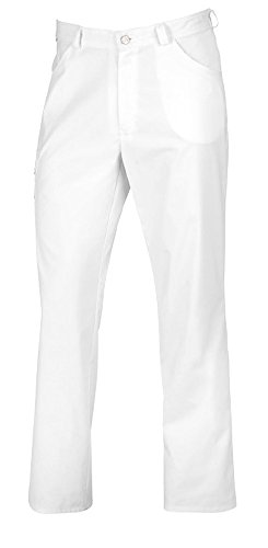 BP 1651-686-21-XLn Unisex-Jeans, Jeans-Stil mit mehreren Taschen, 230,00 g/m² Stoffmischung mit Stretch, weiß, XLn