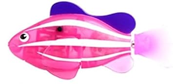 S2S Robo Fish Toy | Water Activated Swimming Robotic Small Fish Toy (Pink)