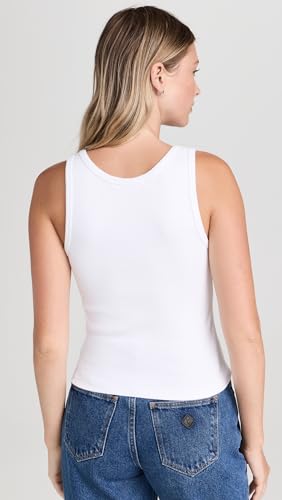 perfectwhitetee Women's V Neck Blondie Tank3