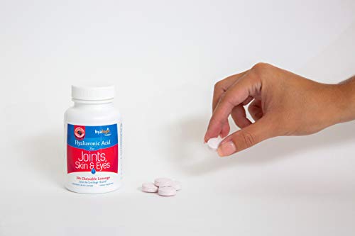 Hyalogic Hyaluronic Acid Chewables- Great Tasting Berry Flavored (120 Mg Per 2) - Defy Aging Naturally – Sugar Free Ha Supplement For Joint Support, Skincare & Eye Health #TOP6