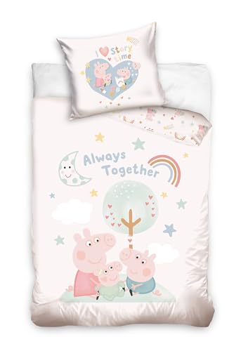 Babybettwäsche Peppa Pig 100 x 135 cm