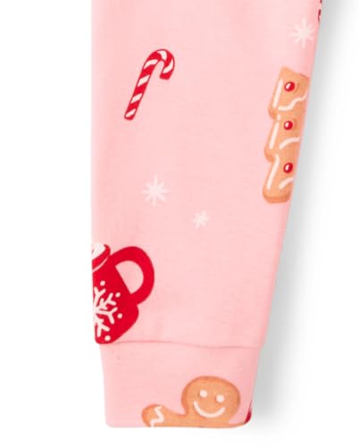 Image of The Children's Place Family Matching Holiday Long Sleeve Pajama Sets, Cotton