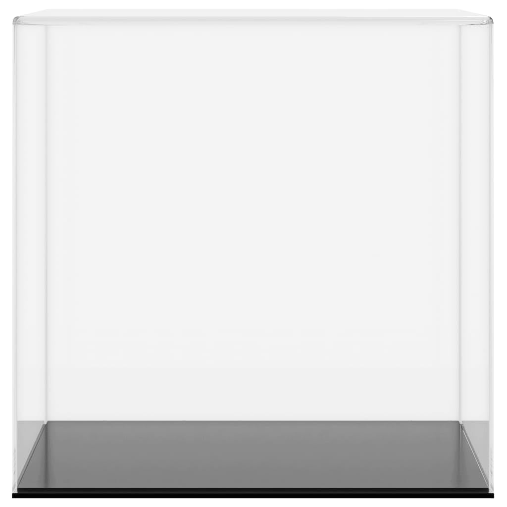 Transparente Acryl Vitrine 30x30x30 cm, staubdichte Ausstellungsbox für Sammlerstücke, Spielzeug und Figuren, leichte Montage ohne Werkzeug