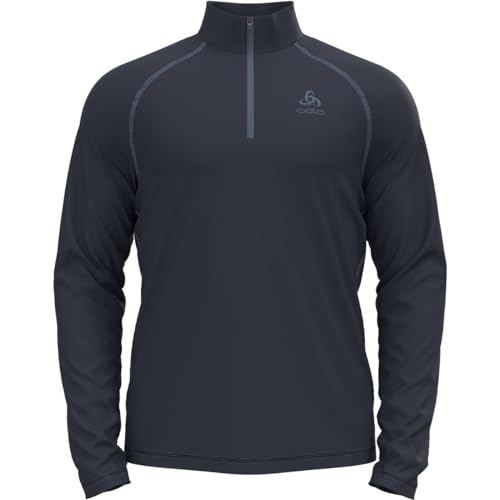 Odlo Herren Langarm Shirt mit Reißverschluss RIGI, India Ink, L