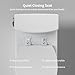 KE KING One Piece Toilet with Powerful Flush, Compact Toilet Elongated Side Lever Flush 1.28 GPF, Sleek Design White Toilet Bowl, MAP Score 1000g, 12'' Rough-in, Certified Quality