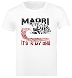 Maori Its In My DNA Camiseta Blanca De Hombre Camiseta De Algodón
