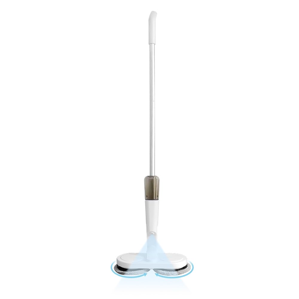 回転モップ フロアワイパー 水拭き LED照明付きコードレスクリーナー Amazon | Umimile 電動モップ コードレスクリーナー 回転モップ
