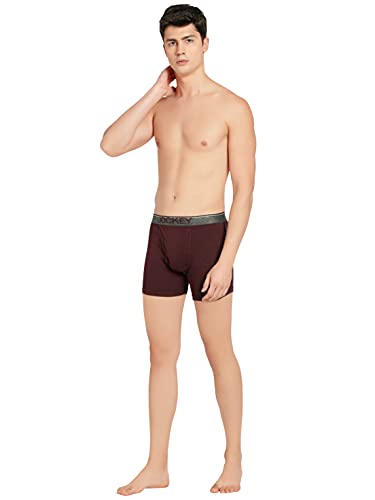 Image of Jockey 8009 Men's Super Combed Cotton Rib Solid Boxer Brief with Ultrasoft Waistband (Pack of 2)