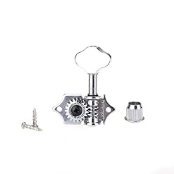 Wilkinson 3R3L Mécaniques Vintage Open Machine Heads pour Guitare Acoustique,Bouton Bean Butter Chrome - Les Beatles, Paul McCartney, John Lennon, RIngo Starr, George Harrison Wilkinson 3R3L Mécaniques Vintage Open Machine Heads pour Guitare Acoustique,Bouton Bean Butter Chrome – Image 4