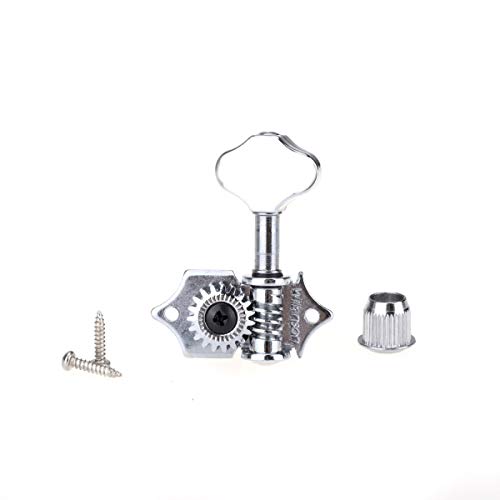 Wilkinson 3R3L Mécaniques Vintage Open Machine Heads pour Guitare Acoustique,Bouton Bean Butter Chrome - Les Beatles, Paul McCartney, John Lennon, RIngo Starr, George Harrison Wilkinson 3R3L Mécaniques Vintage Open Machine Heads pour Guitare Acoustique,Bouton Bean Butter Chrome – Image 5