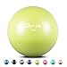 Glymnis Palla da esercizio antipilling, per pilates, palestra, fitness, equilibrio, yoga, gravidanza, 55 cm, 65 cm, 75 cm, con pompa verde lime