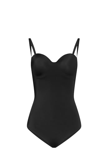 Wolford Women Mat De Luxe Forming String Body Sleeveless Scoop Neck Shaping Bodysuit Matte Thong Bottom3
