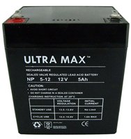 Ultramax 12V 5AH(4.5AH) AGM/GEL Rechargeable Battery for Mountfield Lawn Mower