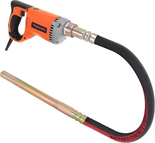 Elektrischer Betonrüttler, 1300W Hand - Betonrüttler, 2 m langer Kupferstange Betonwerkzeuge Beton Rüttelflasche für Betonbauanlässe wie Straßen, Tunnel, Haus usw (2m Betonrüttler)