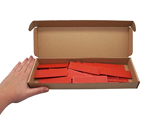 SKIR’CO 3 mm Kunststoff verglasungsklötze Verglasung Packers Rahmen Abstandshalter Tür- und Fensterrahmen Packers