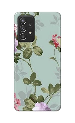 Image of Printed Hard Back Cover Case for Samsung Galaxy A52 | A52 5G | Samsung Galaxy A52s 5G Back Cover (Floral Painting) -702