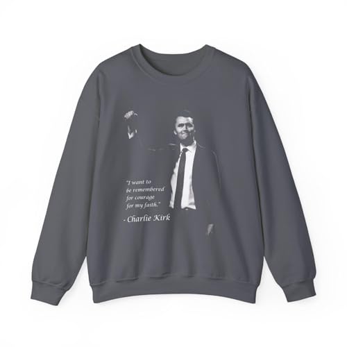 Sweatshirt For Womens Charlie Kirk Casual Long Sleeve Round Neck Pullover Daily Outfits Clothes