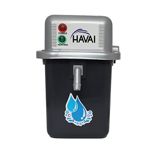 HAVAI Instant Portable Water Heater Geyser 1Litre For Use Kitchen | Restaurant | Office | Labs | Saloon | With Installation Kit (With Mcb), Wall HAVAI Instant Portable Water Heater Geyser 1Litre For Use Kitchen | Restaurant | Office | Labs | Saloon | With Installation Kit (With Mcb), Wall