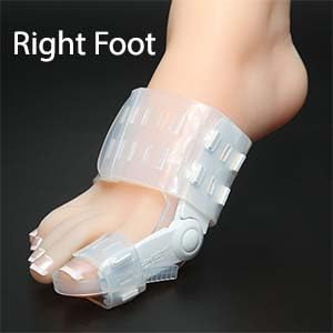 mobiu Carefoot(Right) Premium Bunion Corrector, Hallux Valgus Corrector, pain-free walking, Adjustable Size for Women and Men(Right foot)