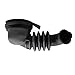 Soufflet de rechange pour 5913440 - Tuyau d'aspiration en caoutchouc - Tuyau de vidange - Tuyau de réservoir - Soufflet avec 2 ouvertures pour machine à laver