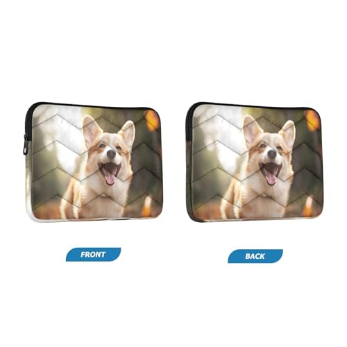 Funda para portátil 13-14 pulgadas impermeable con diseño de perro miniatura 2
