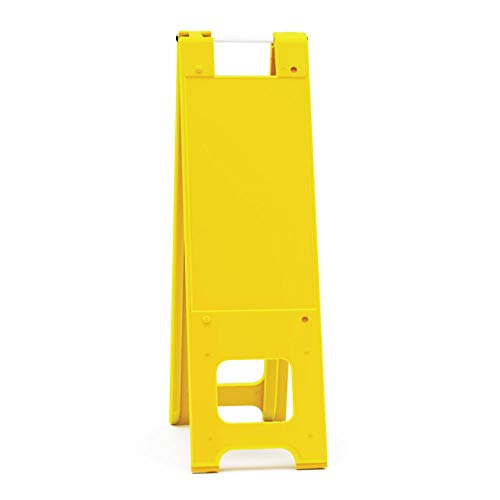 Blank Narrowcade A-Frame Portable Sign Stand, Color=Yellow #TOP11