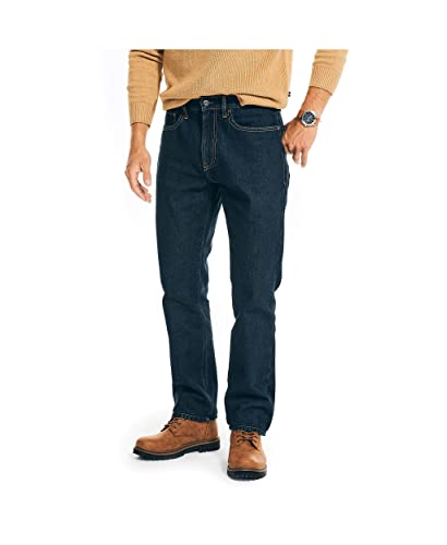 Nautica Jeans Men's Straight Light Cross Hatch Jean