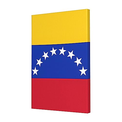 Toile murale drapeau du Venezuela QQLADY décoration de salon et de bureau