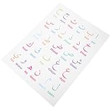 Tableau des lettres arabes - l'impression claire et conception des couleurs rendent et attrayant, ce qui peut mieux aider enfants à alphabets arabes, affiche de l'alphabet