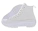 Produktbild Converse Herren Run Star Hike High Top Sneakers, Weiß/Weiß/Weiß, 41 EU