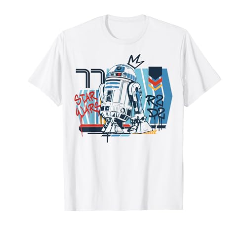 T-shirt R2-D2 Star Wars style graffiti vintage pour look streetwear